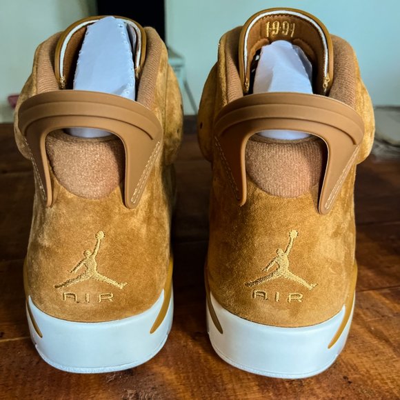 Nike Air Jordan 6 VI Retro Wheat Men’s Size 13 Golden Harvest - Picture 7 of 10